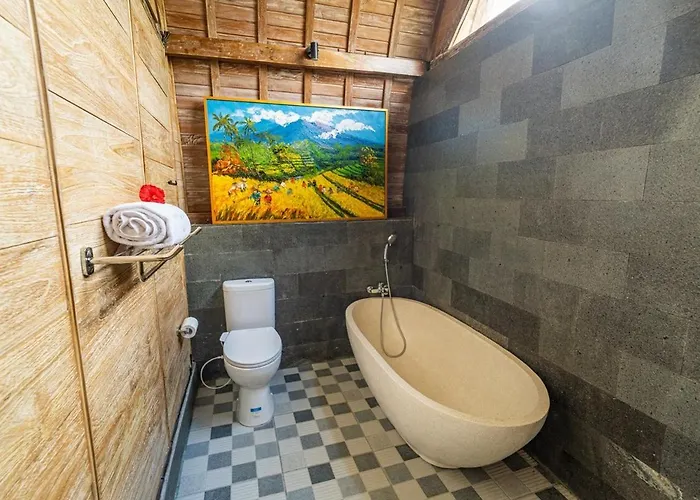 Villa Lumbung Sari Wooden Private With Greenery View Ubud